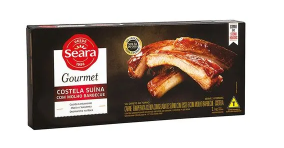 COSTELA COM MOLHO BARBECUE SEARA 1KG