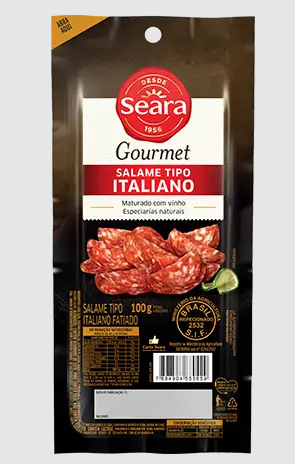 SALAME ITALIANO SEARA FATIAS 100 G