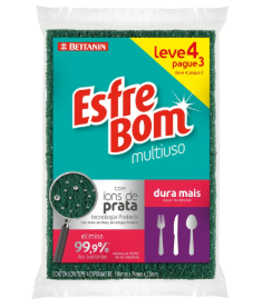 ESPONJA ESFREBOM MULTIUSO L4P3