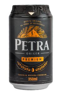 CERVEJA PETRA ESCURA LATA 350ML