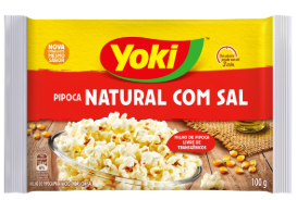 PIPOCA DE MICROONDAS COM SAL NATURAL YOKI 100G