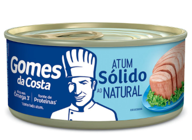 ATUM SÓLIDO NATURAL GOMES COSTA LATA 120G