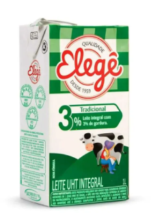 LEITE LONGA VIDA ELEGÊ INTEGRAL 1L