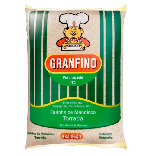 FARINHA DE MANDIOCA GRANFINO TORRADA 1KG