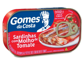 SARDINHA COM MOLHO DE TOMATE GOMES DA COSTA 125G
