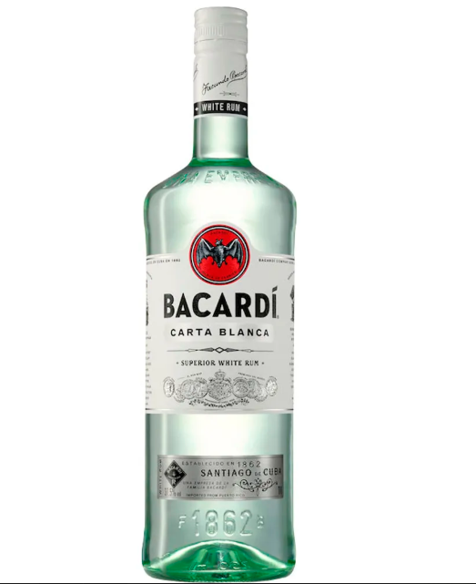 RUM BACARDI CARTA BLANCA 980ML