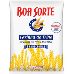 FARINHA DE TRIGO BOA SORTE TRADICIONAL 1KG