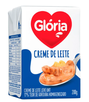 CREME DE LEITE GLORIA TP.200G