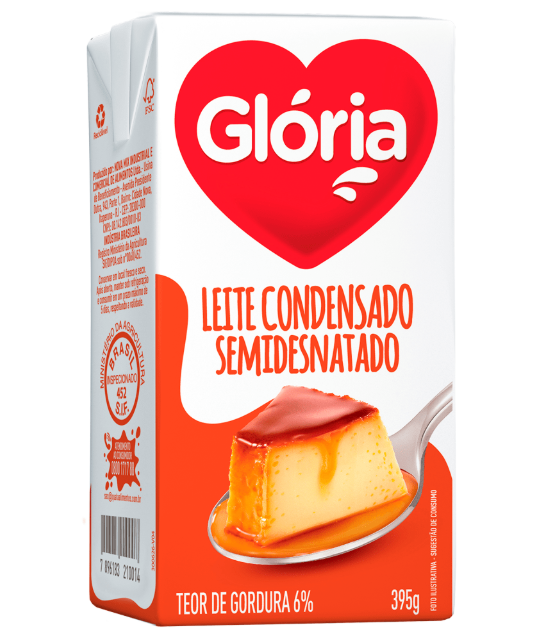 LEITE CONDENSADO GLORIA TP 395 G