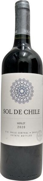 VINHO TINTO SOL DE CHILE MERLOT 750ML
