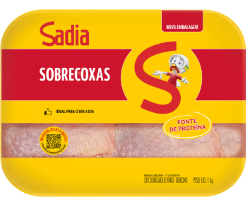 SOBRECOXA DE FRANGO SADIA BANDEJA 1 KG