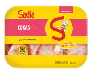 COXA DE FRANGO SADIA BANDEJA 1 KG