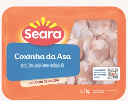 COXINHA DA ASA FRANGO SEARA BANDEJA 1 KG