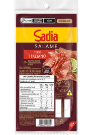 SALAME ITALIANO FATIADO SADIA 100G