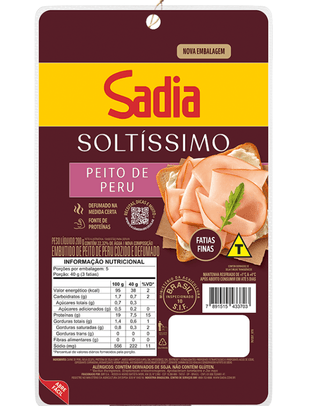 PEITO DE PERU DEF. FAT. SADIA 200G
