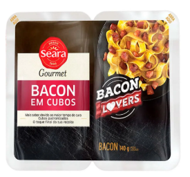 BACON SUINO CUBO SEARA GOURMET 140G