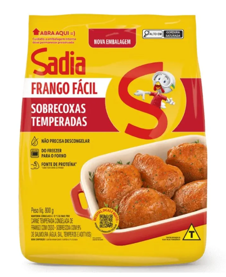 ASSA FÁCIL SOBRECOXA DE FRANGO SADIA 800G