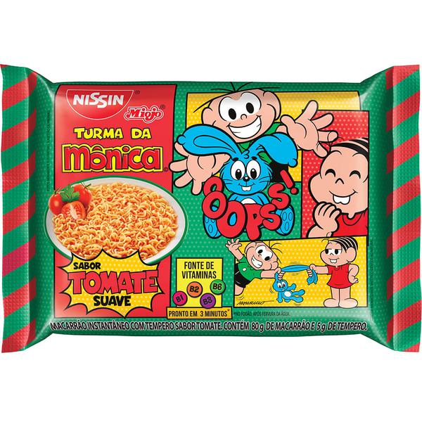 MACARRÃO INSTANTÂNEO NISSIN MIOJO TOMATE SUAVE 85 G