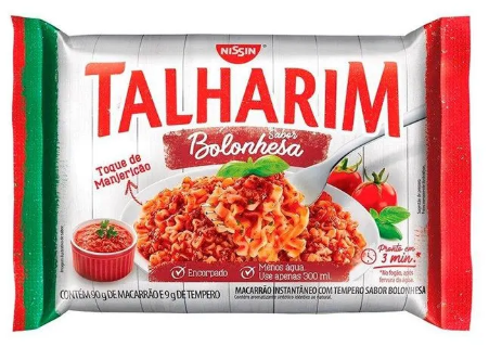 MACARRÃO INSTANTÂNEO NISSIN TALHARIM BOLONHESA 99G