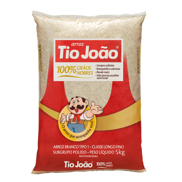 ARROZ BRANCO TIO JOÃO TIPO1 5KG