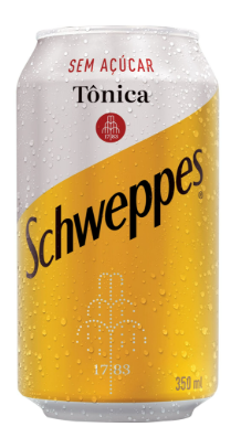 ÁGUA TÔNICA SCHWEPPES LATA 350ML