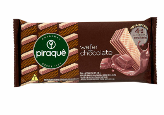 BISCOITO WAFFER PIRAQUÊ CHOCOLATE 100 G
