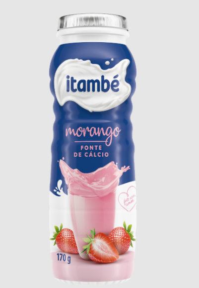 IOGURTE LÍQUIDO MORANGO ITAMBÉ VITAMBÉ 170G