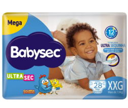 FRALDA BABYSEC GALINHA PINTAD 12UN ULTRA XG