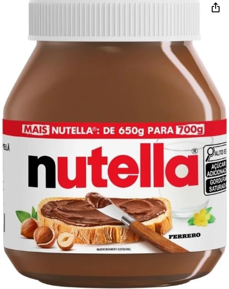 CREME AVELA NUTELLA POTE 650 G