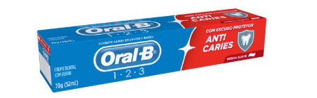 CREME DENTAL MENTA ORAL B 123 70G