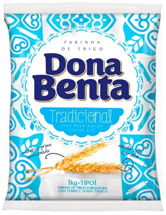 FARINHA DE TRIGO DONA BENTA TRADICIONAL 1KG