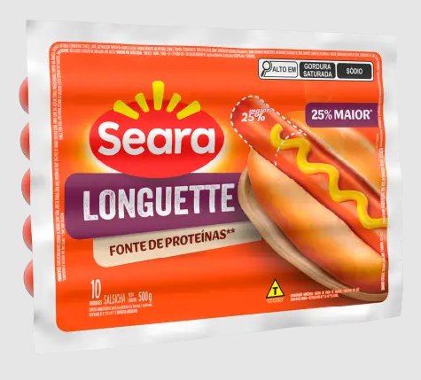 SALSICHA SEARA LONGUETE 500G