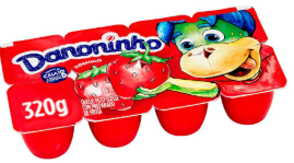 PETIT SUISSE DANONINHO MORANGO 320 G