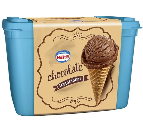 SORVETE NESTLÉ CREME TRADICIONAL NESTLÉ 1,5L