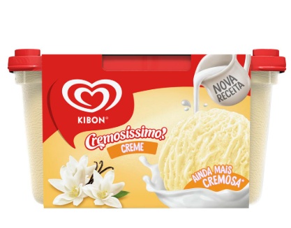 SORVETE KIBON CREMOSISSIMO CREME 1,5L