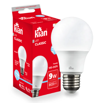 LAMP.KIAN LED 9 W 1 UN 6500K