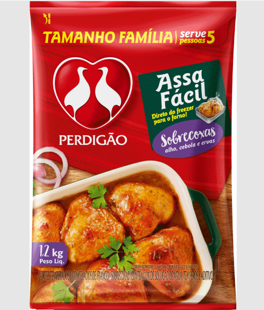 ASSA FÁCIL SOBRECOXA PERDIGÃO 1,2KG