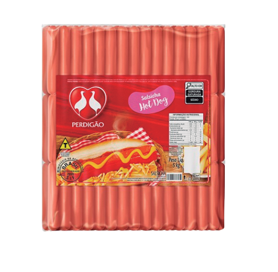 SALSICHA HOT DOG PERDIGÃO 1KG