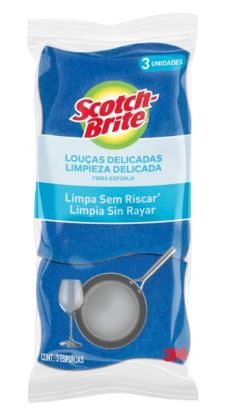 ESPONJA SCOTCH BRITE N/RIS 3UN AZUL