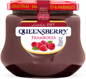 GELÉIA FRAMBOESA DIET QUEENSBERRY 280G