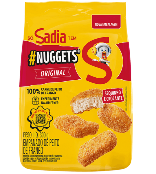 NUGGETS SADIA FRANGO TRADICIONAL 300G
