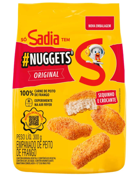 NUGGETS SADIA FRANGO COM QUEIJO 300 G