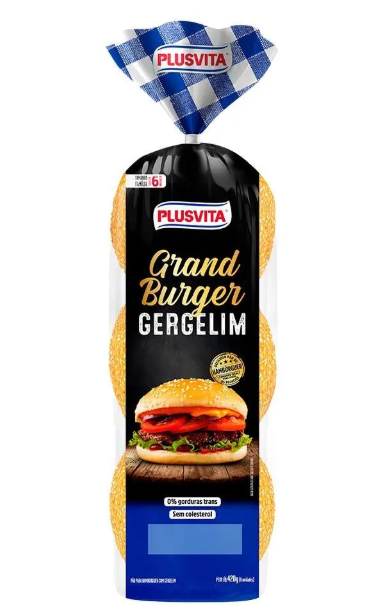 PAO HAMBURGUER PLUS VITA 420 G C/GERGELIM