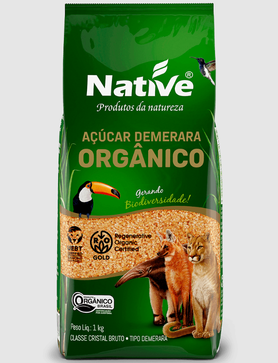 AÇUCAR ORGÂNICO DEMERARA NATIVE 1KG