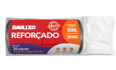 SACO LIXO BAGLIXO REFORÇADO 100L