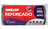 SACO LIXO BAGLIXO REFORC 200L