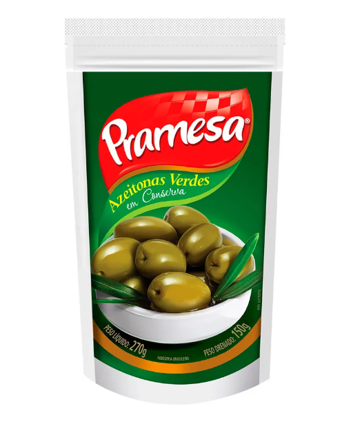 AZEITONA PRAMESA VERDE SACHET 150G