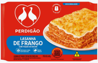 LASANHA PERDIGÃO DE FRANGO COM BACON 600G
