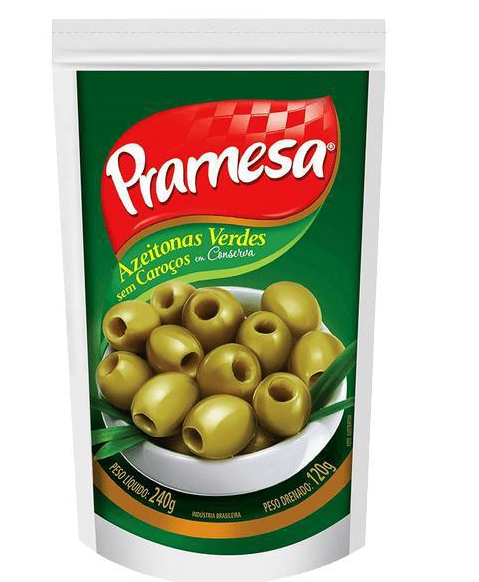 AZEITONA SEM CAROÇO PRAMESA VERDE 120G