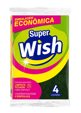 ESPONJA LIMPPANO SUPER WISH C/4